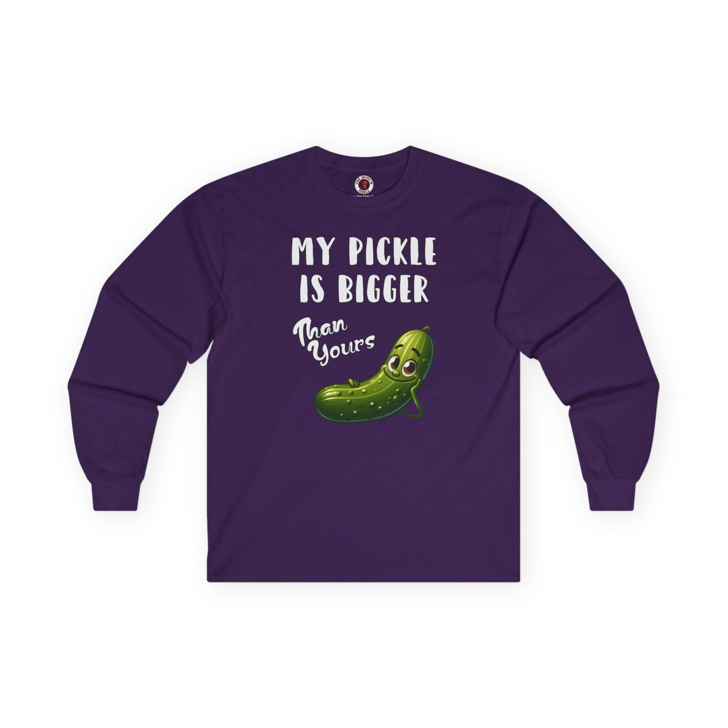 My Pickle Is Bigger Than Yours Long Sleeve Tee The Devil's Pickle