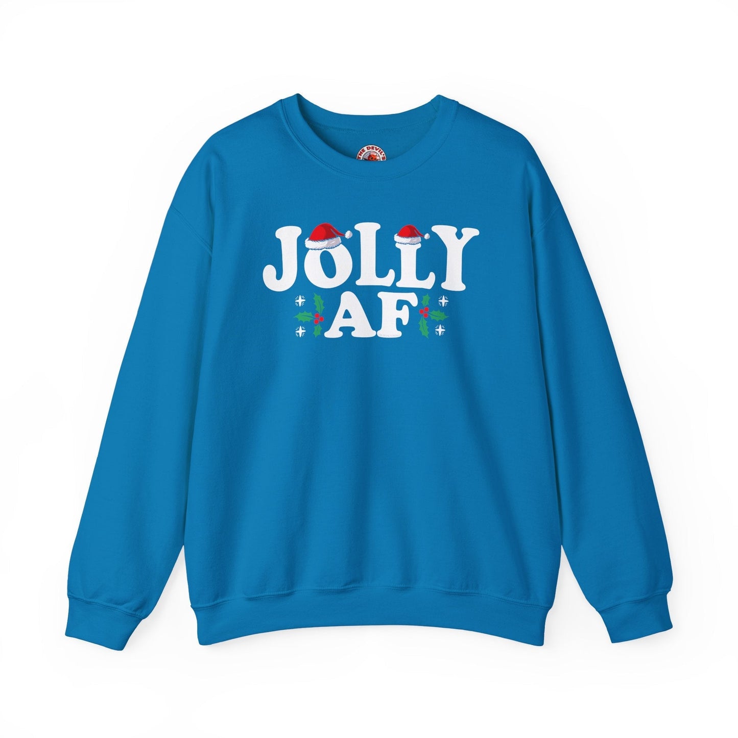 Jolly AF Crewneck Sweatshirt The Devil's Pickle