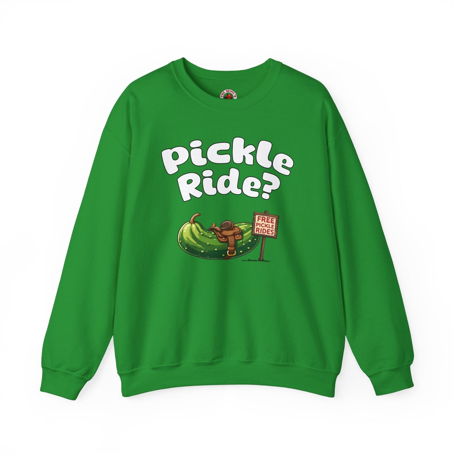 Pickle Ride Crewneck Sweatshirt The Devil's Pickle