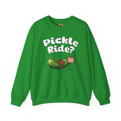 Pickle Ride Crewneck Sweatshirt The Devil's Pickle