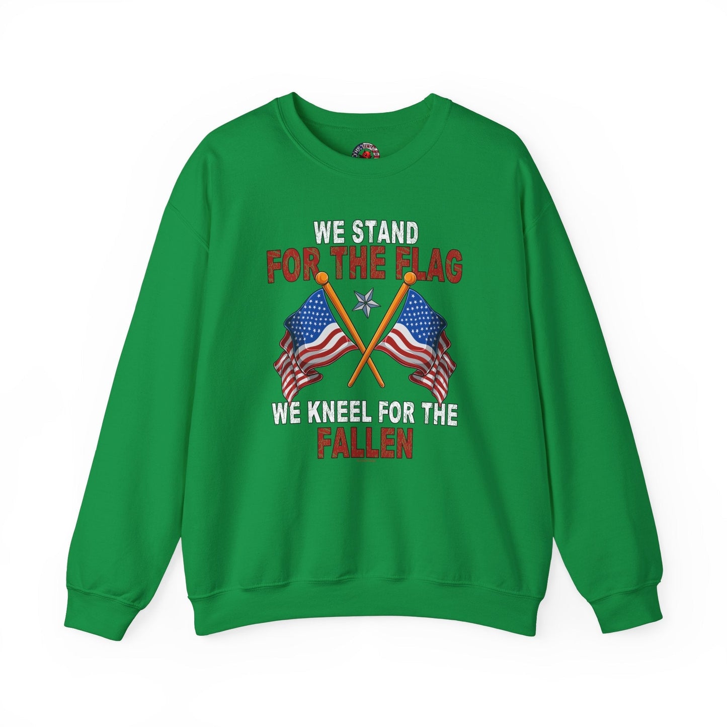We Stand For The Flag Crewneck Sweatshirt The Devil's Pickle