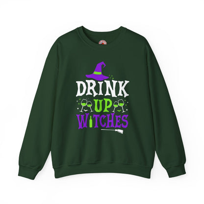 Drink Up Witches Crewneck Sweatshirt The Devil's Pickle