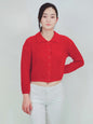 Button Down Vintage Crop Sweater Cardigan w/Collar Shop Style & More | Fresh Looks, Everyday Deals & Free Shipping