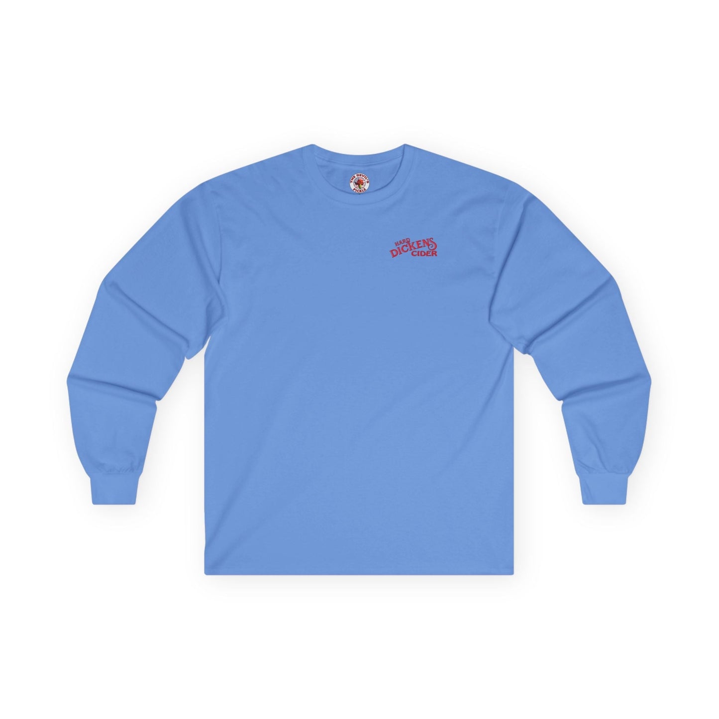 Hard Dickens Cider Front/Back Long Sleeve Tee The Devil's Pickle