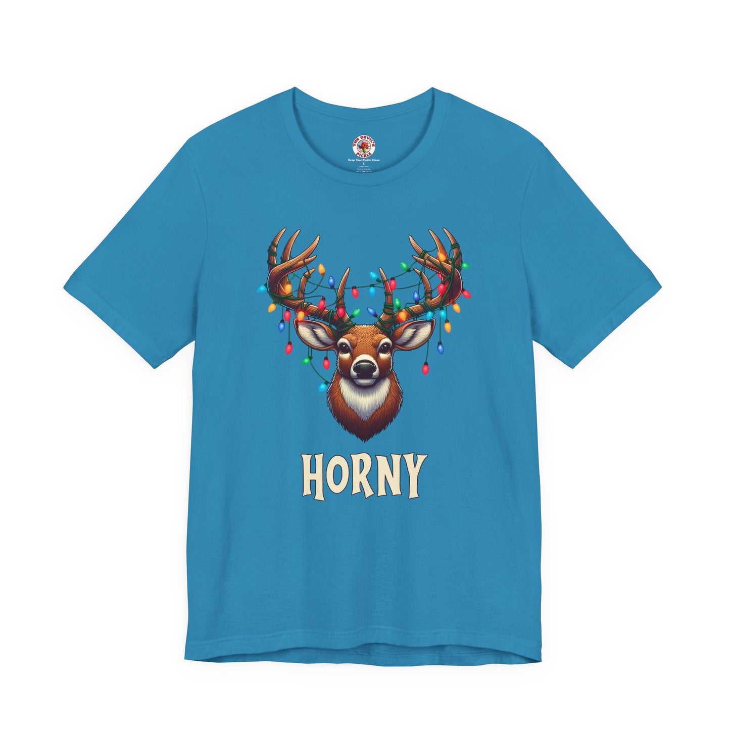 Horny Reindeer T-Shirt The Devil's Pickle