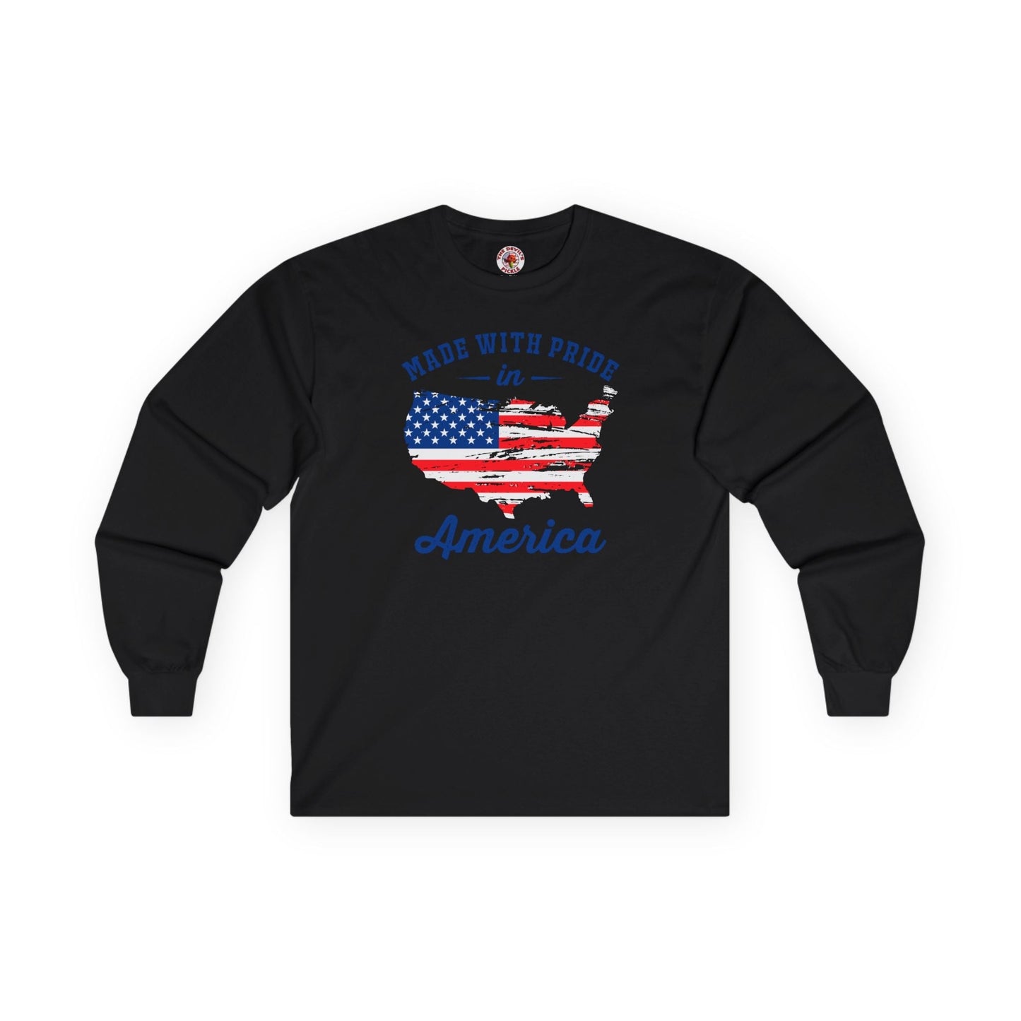 Made With Pride In America Long Sleeve Tee The Devil's Pickle