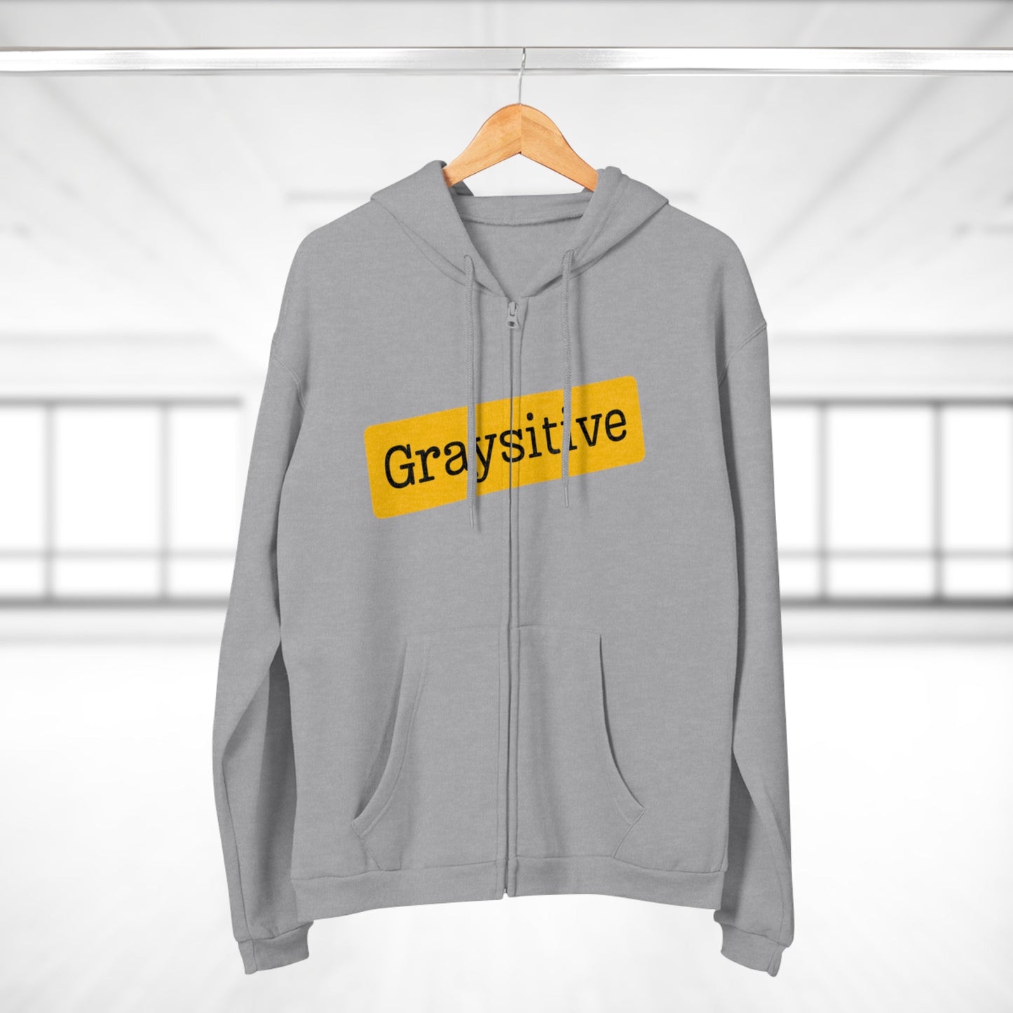 Unisex Hooded Zip Sweatshirt Grayceful LLC