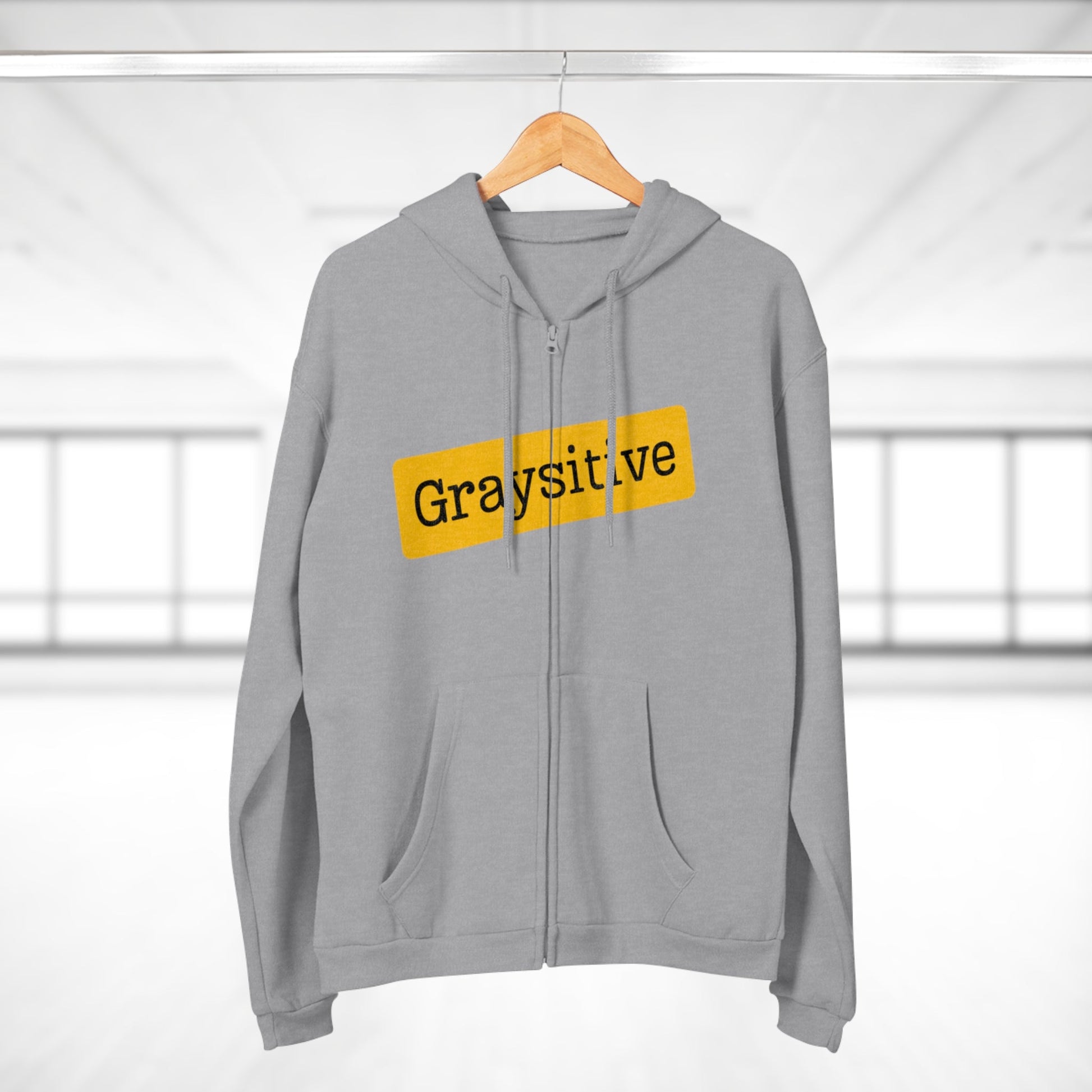 Unisex Hooded Zip Sweatshirt Grayceful LLC
