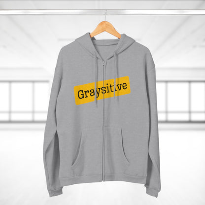 Unisex Hooded Zip Sweatshirt Grayceful LLC