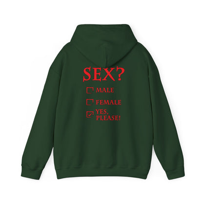 Sex? Yes, Please Hooded Sweatshirt The Devil's Pickle
