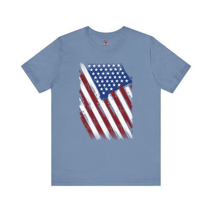 Distressed American Flag T-Shirt The Devil's Pickle