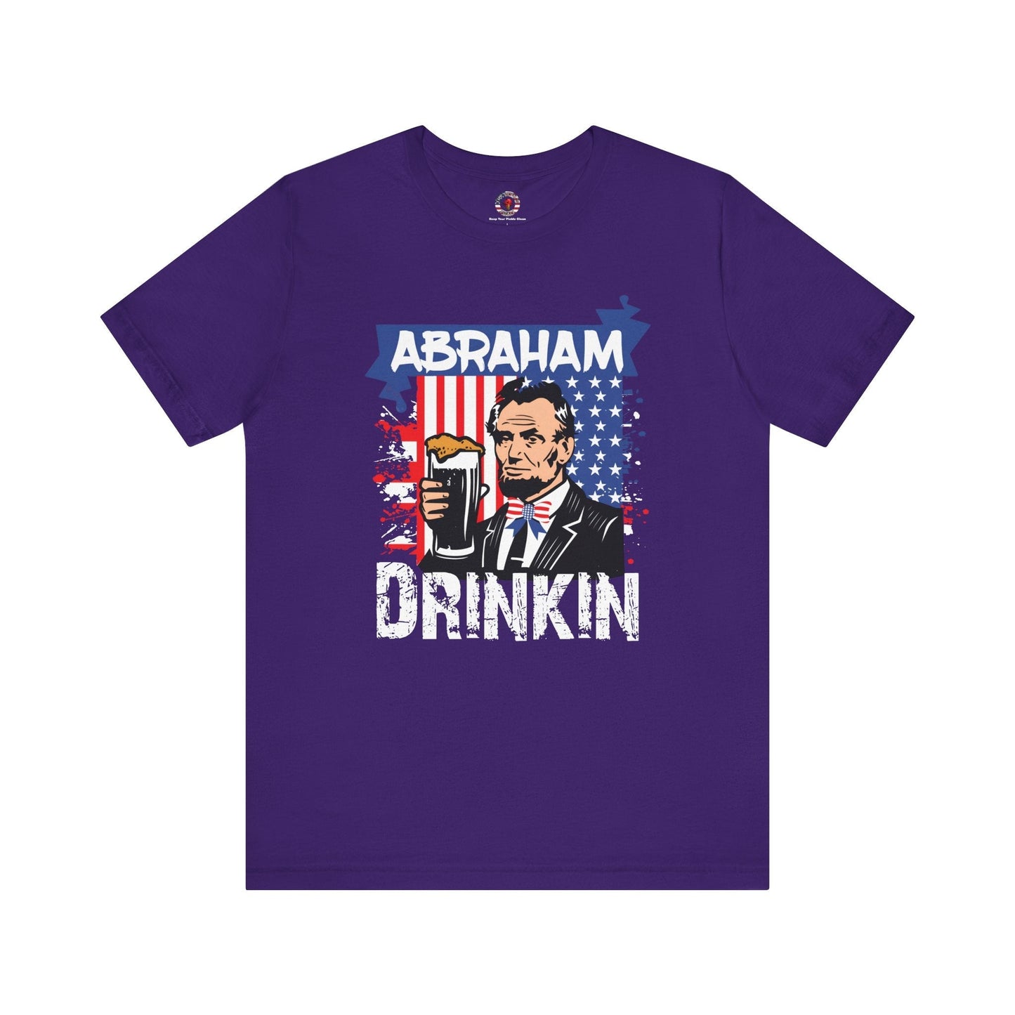 Abraham Drinking T-Shirt The Devil's Pickle