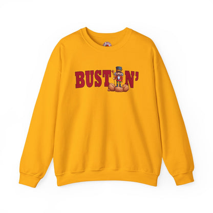 Bustin' Nuts Crewneck Sweatshirt The Devil's Pickle