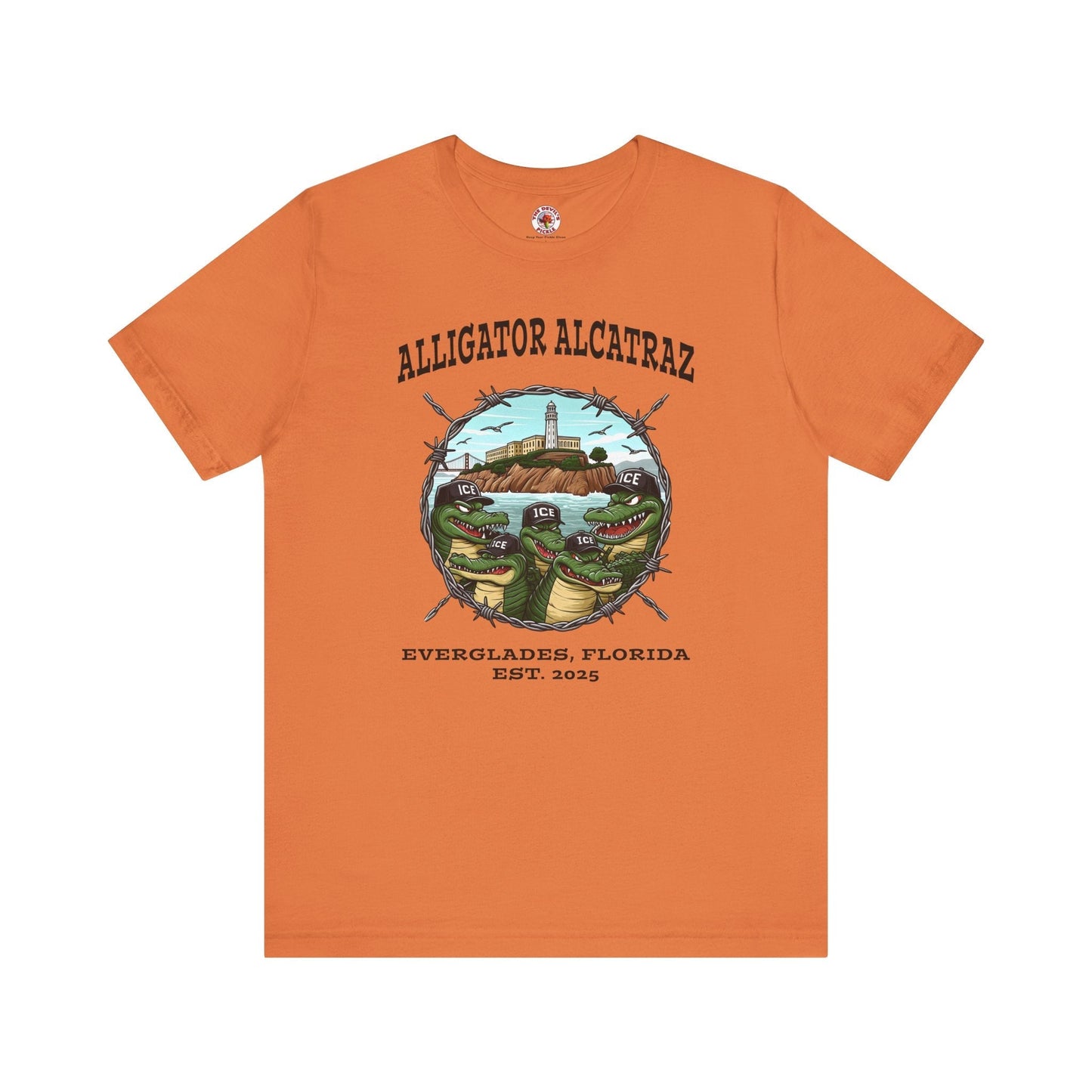 Alligator Alcatraz T-Shirt The Devil's Pickle