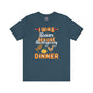 I Was Thinner Before Thanksgiving Dinner T-Shirt The Devil's Pickle