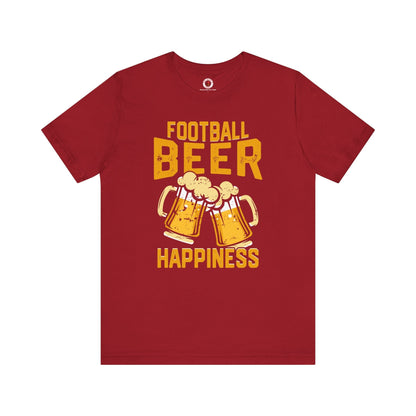 Football Beer and Happiness T-Shirt The Devil's Pickle