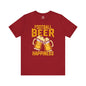 Football Beer and Happiness T-Shirt The Devil's Pickle