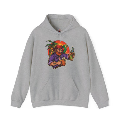 Sunset Pirate Beer Hooded Sweatshirt The Devil's Pickle