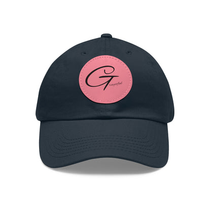Hat with Leather Patch (Round) Grayceful LLC