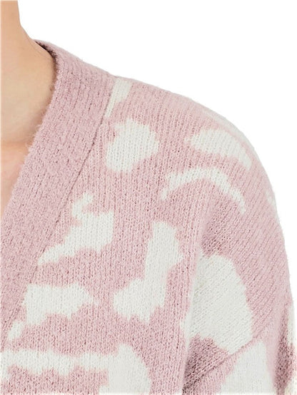 Leopard Jacquard Open Front Shrug Cardigan Shop Style & More | Fresh Looks, Everyday Deals & Free Shipping