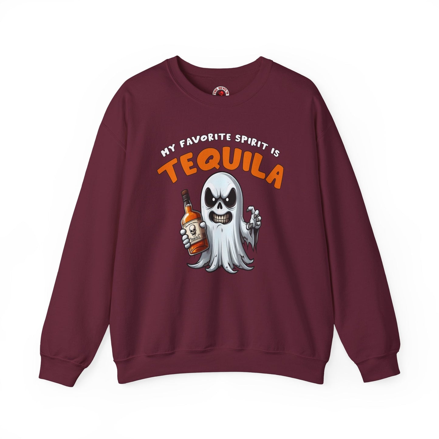 My Favorite Spirit Is Tequila Crewneck Sweatshirt The Devil's Pickle