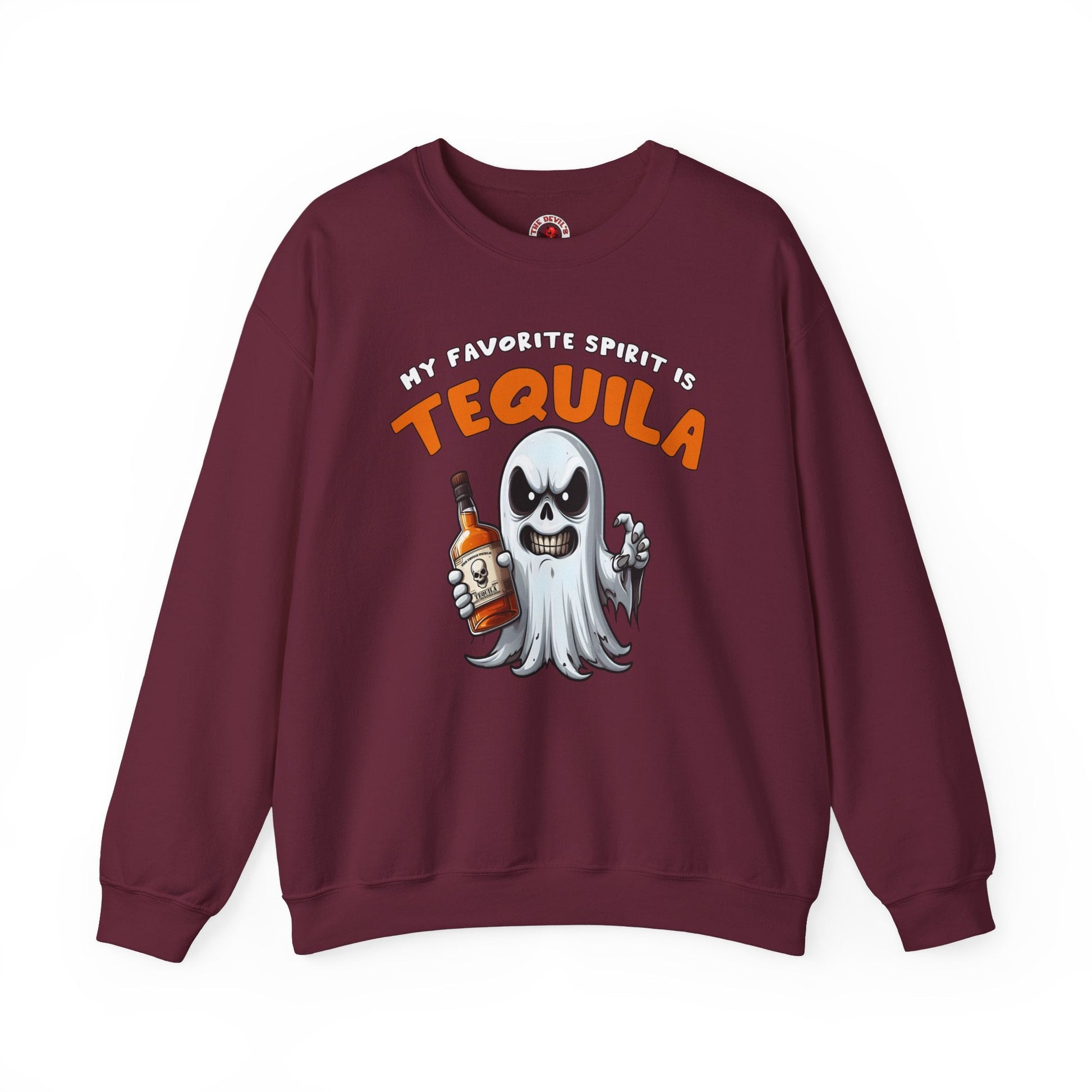 My Favorite Spirit Is Tequila Crewneck Sweatshirt The Devil's Pickle