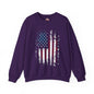 Distressed American Flag Crewneck Sweatshirt The Devil's Pickle