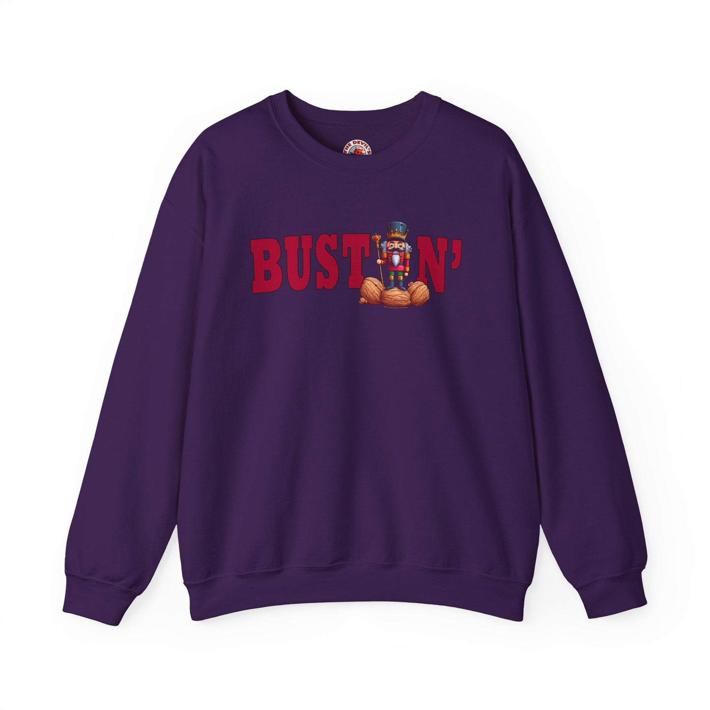 Bustin' Nuts Crewneck Sweatshirt The Devil's Pickle