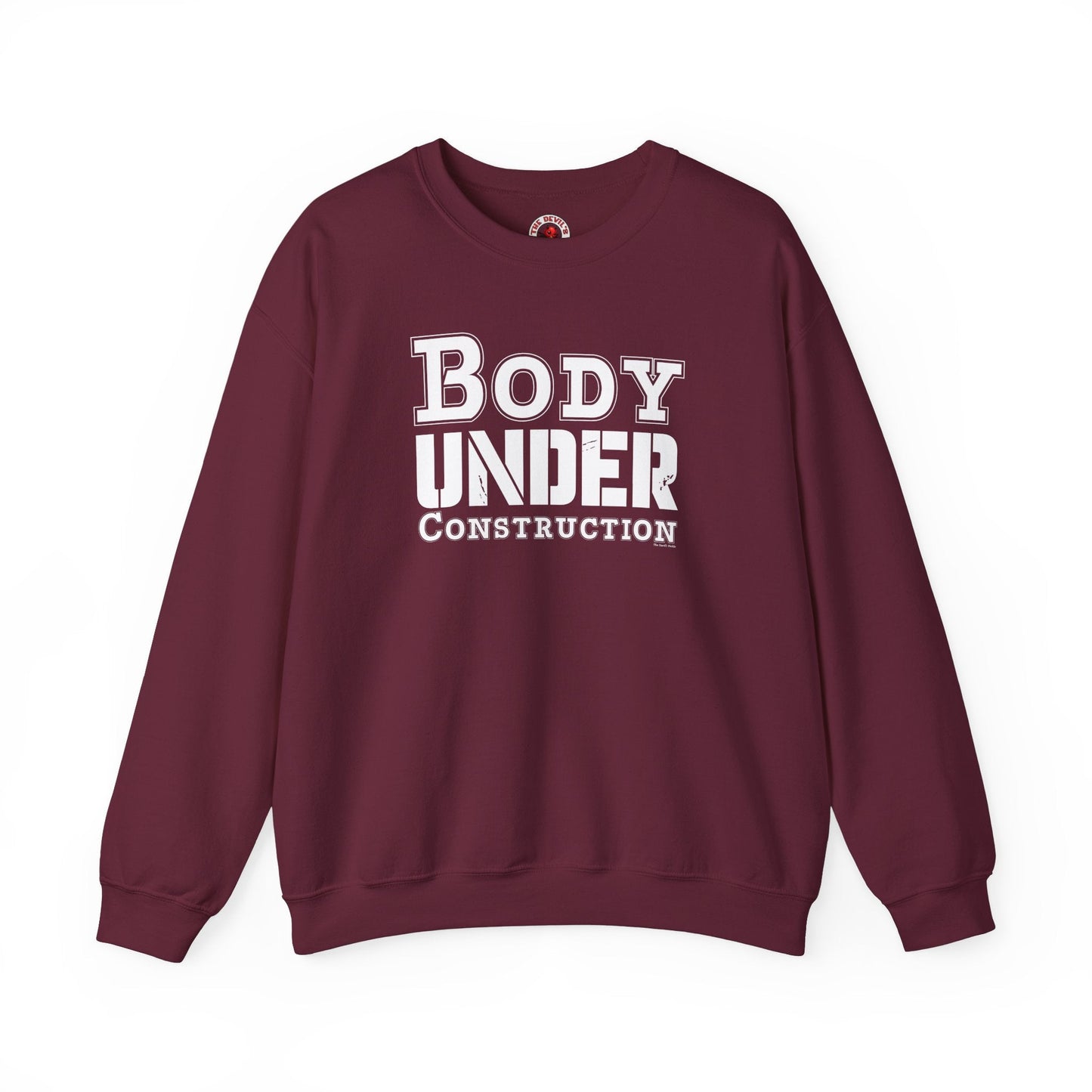 Body Under Construction Crewneck Sweatshirt The Devil's Pickle