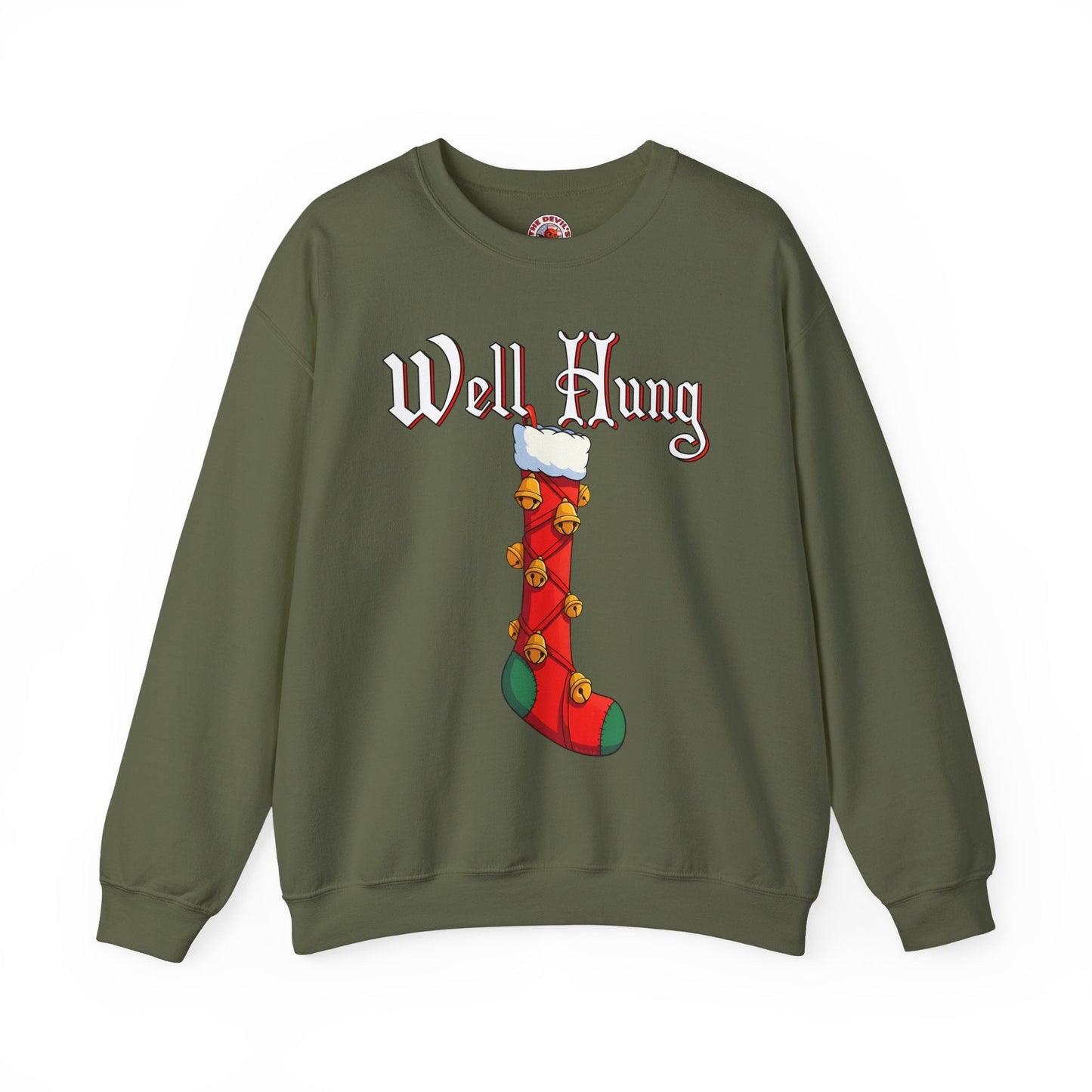 Well Hung Crewneck Sweatshirt The Devil's Pickle