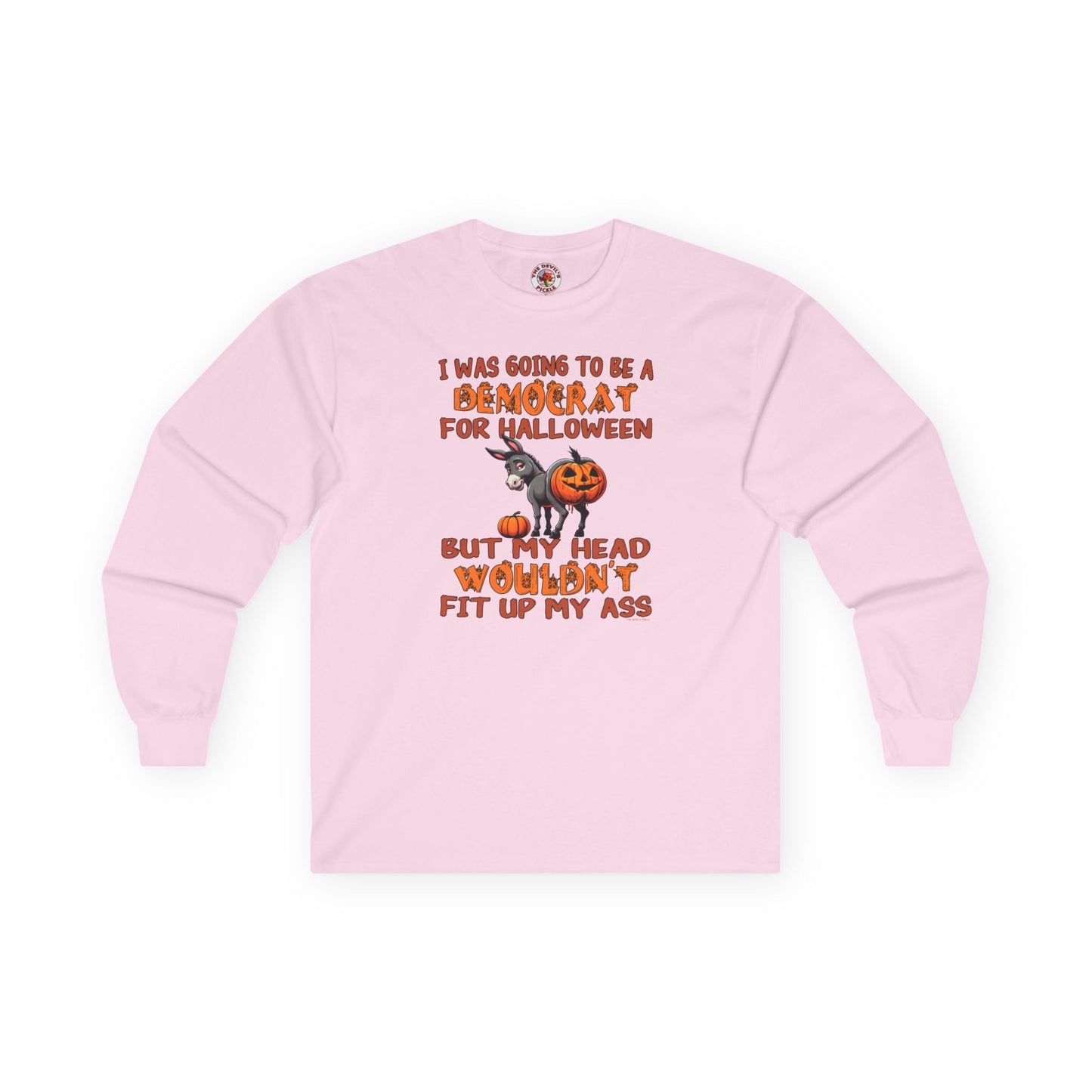 Democrat for Halloween Long Sleeve Tee The Devil's Pickle