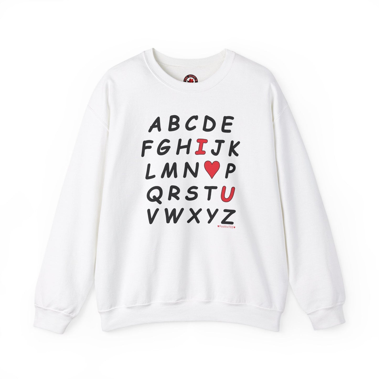 ABC I Love You Crewneck Sweatshirt The Devil's Pickle