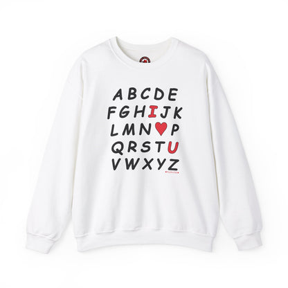 ABC I Love You Crewneck Sweatshirt The Devil's Pickle
