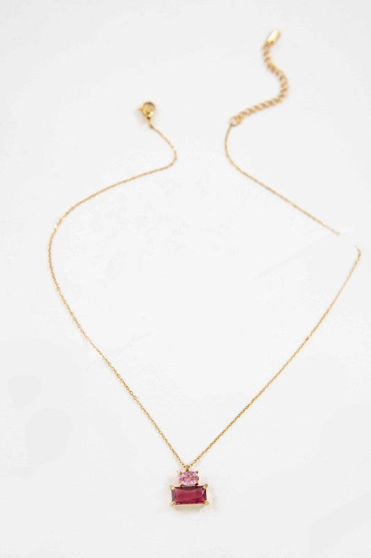Precious Pink Stone Necklace Shop Style & More | Fresh Looks, Everyday Deals & Free Shipping