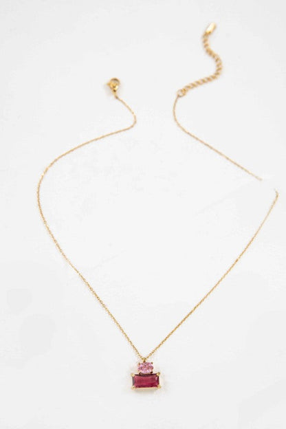 Precious Pink Stone Necklace Shop Style & More | Fresh Looks, Everyday Deals & Free Shipping