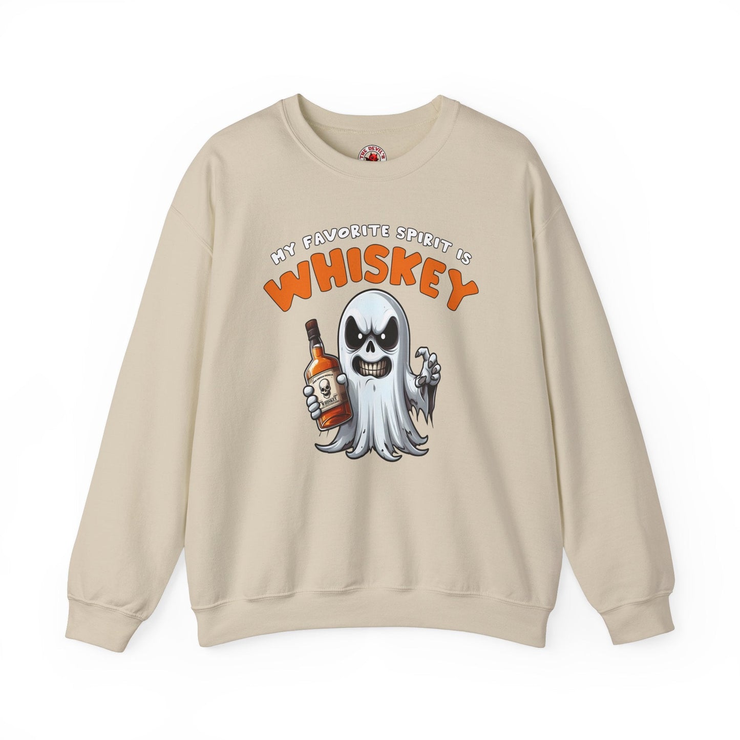 My Favorite Spirit Is Whiskey Crewneck Sweatshirt The Devil's Pickle