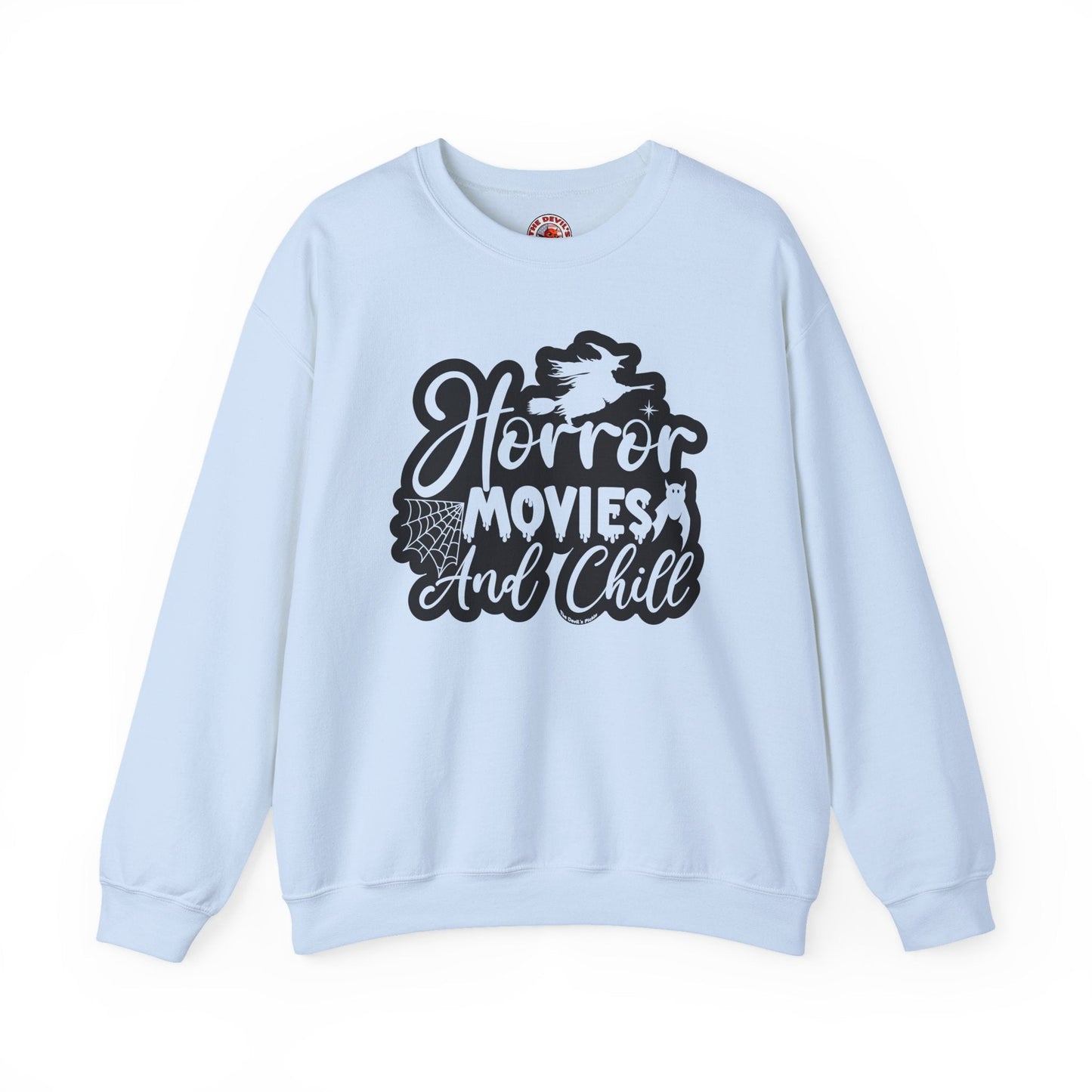 Horror Movies and Chill Crewneck Sweatshirt The Devil's Pickle