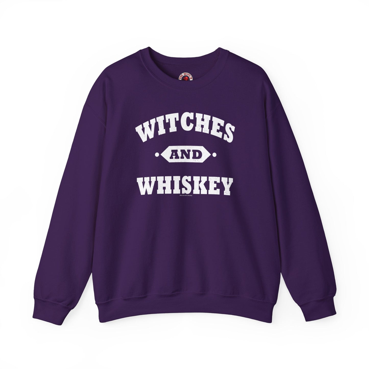 Witches and Whiskey Crewneck Sweatshirt The Devil's Pickle