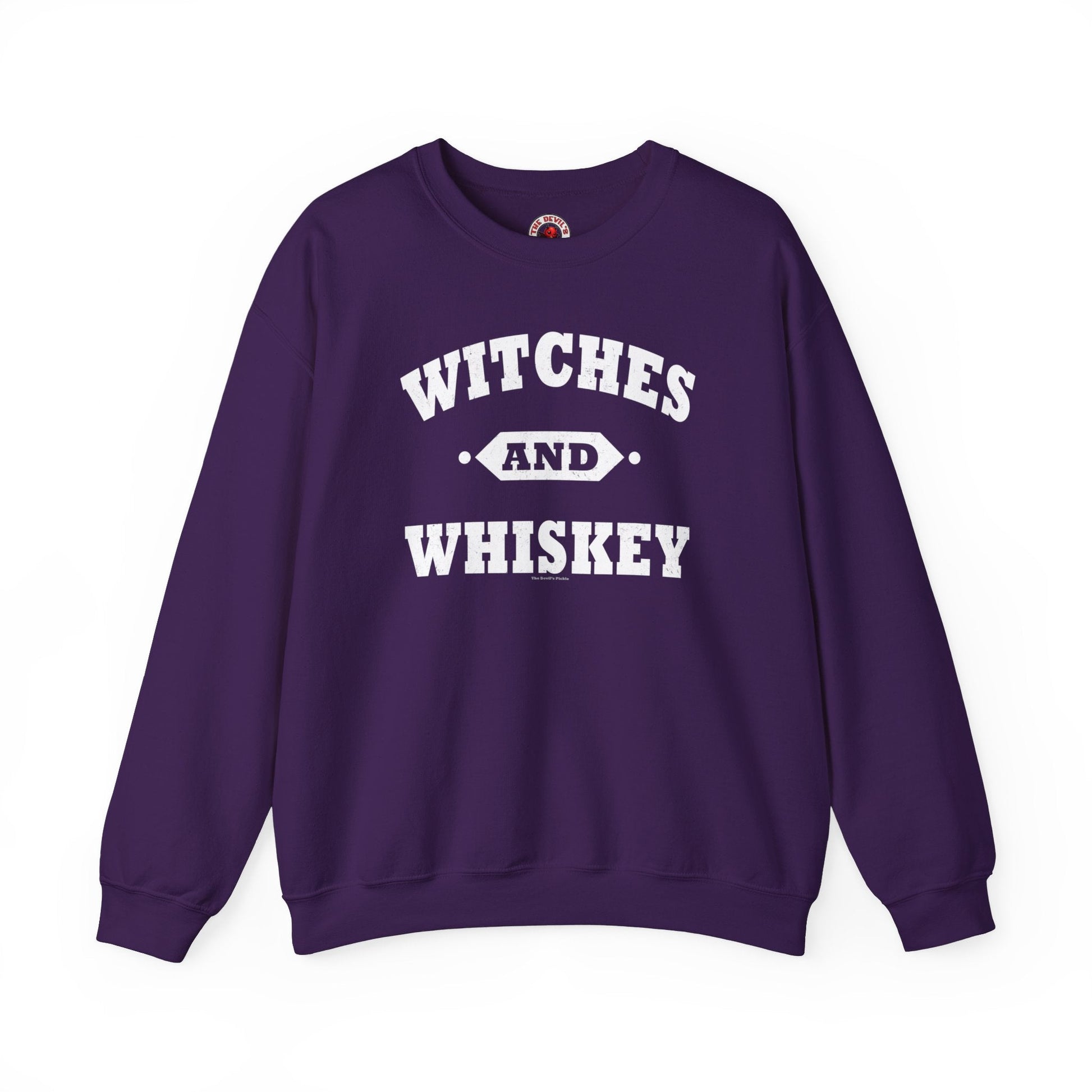 Witches and Whiskey Crewneck Sweatshirt The Devil's Pickle