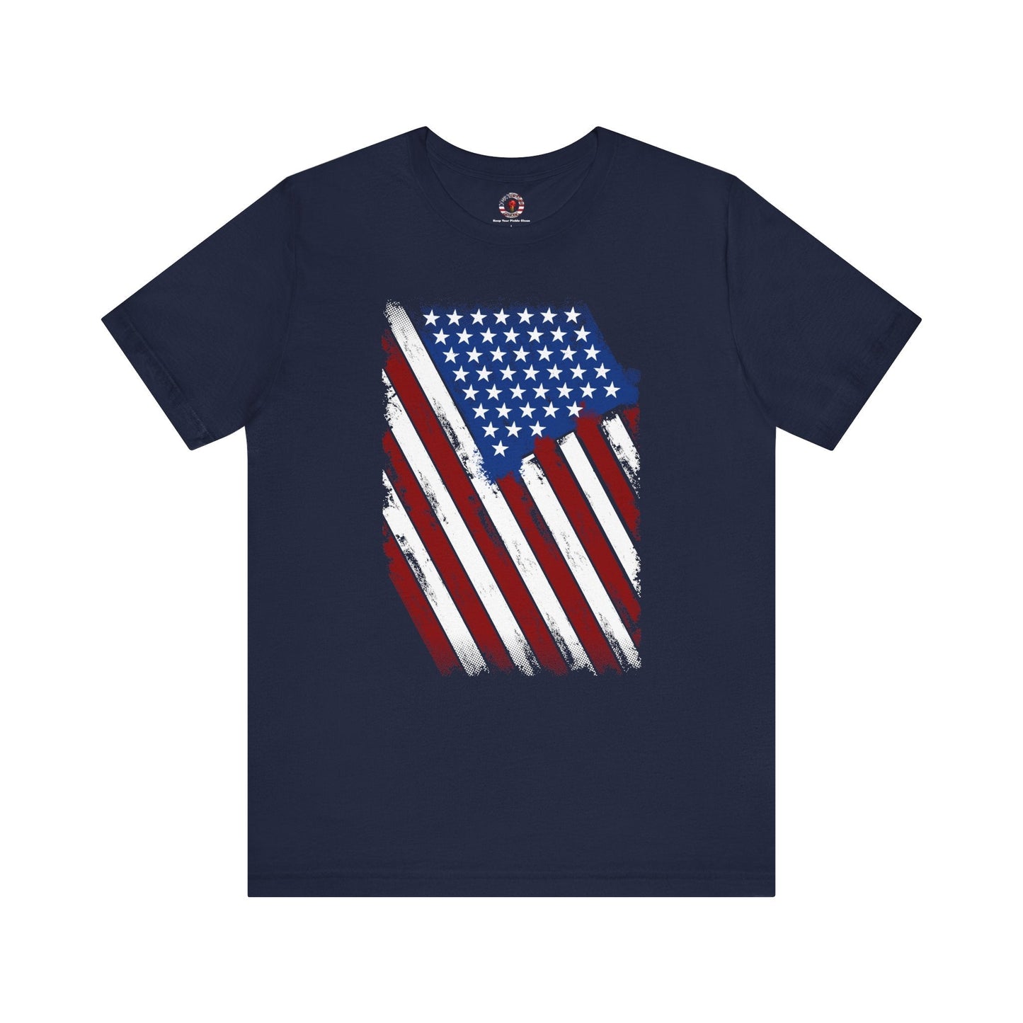 Distressed American Flag T-Shirt The Devil's Pickle