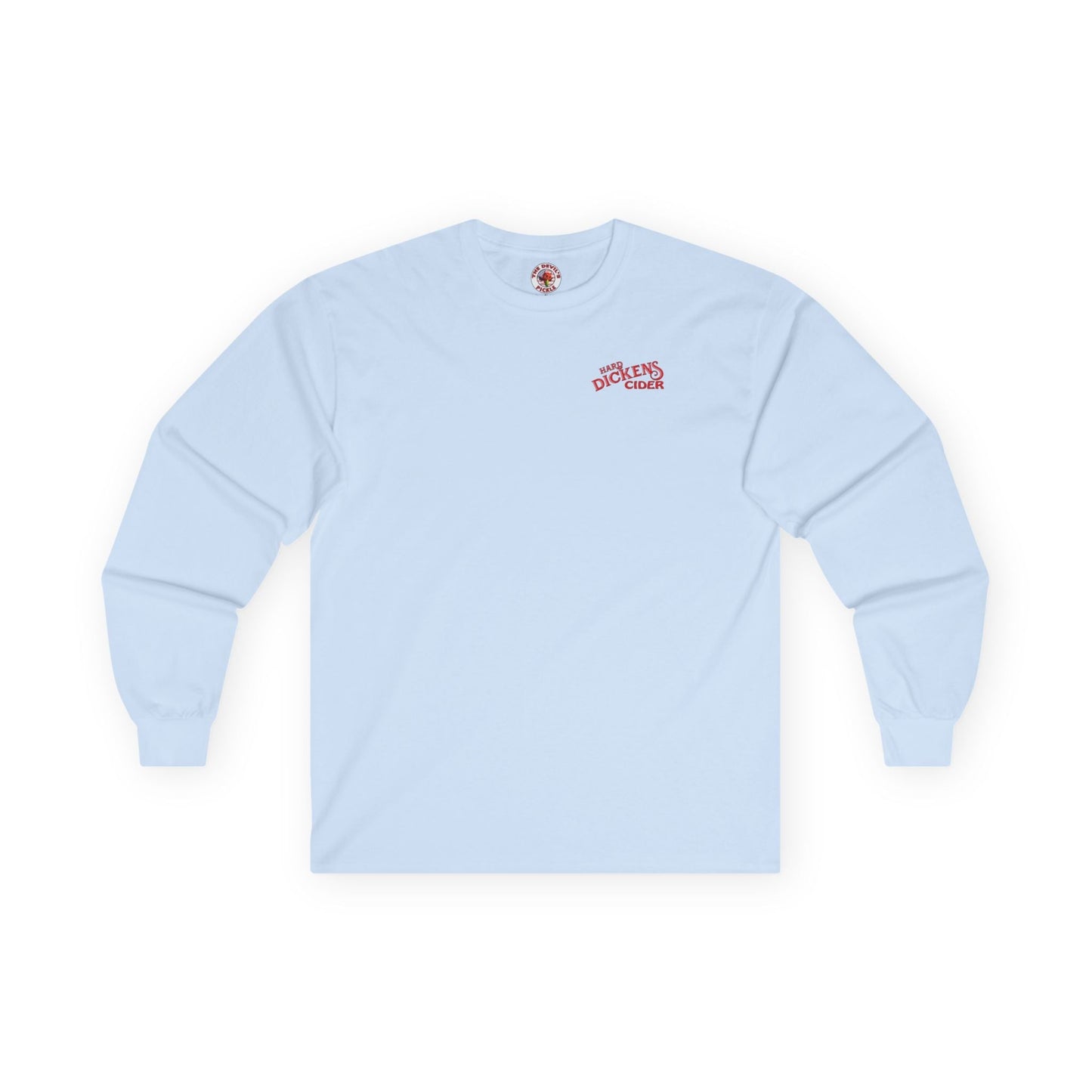 Hard Dickens Cider Front/Back Long Sleeve Tee The Devil's Pickle