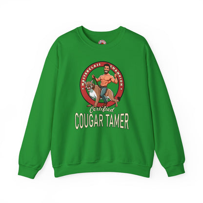 Certified Cougar Tamer Crewneck Sweatshirt The Devil's Pickle