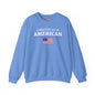 I Identify As An American Crewneck Sweatshirt The Devil's Pickle