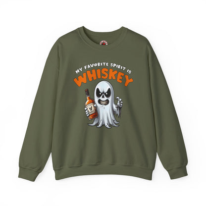 My Favorite Spirit Is Whiskey Crewneck Sweatshirt The Devil's Pickle
