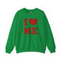 I Heart Me Crewneck Sweatshirt The Devil's Pickle