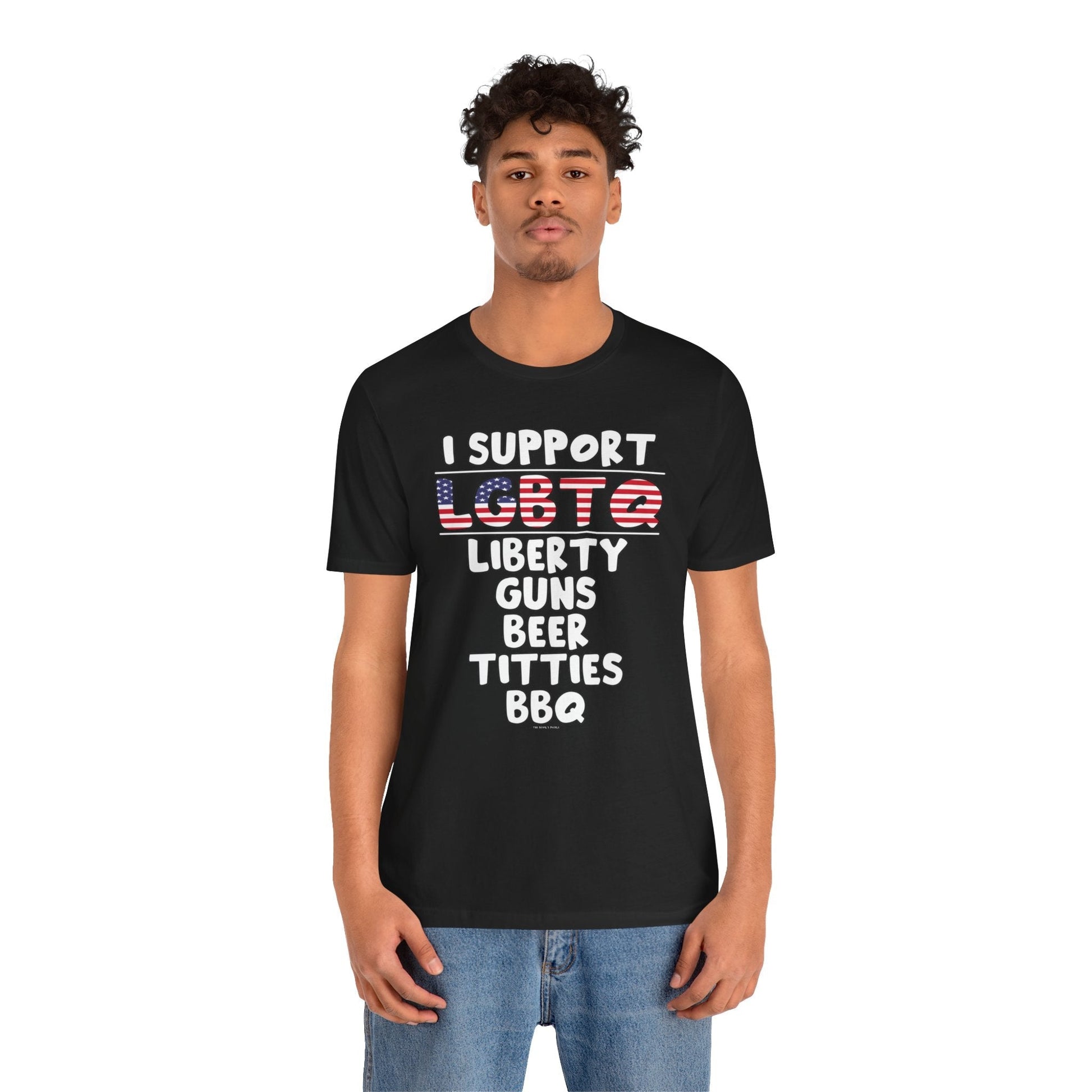 I Support LGBTQ T-Shirt The Devil's Pickle