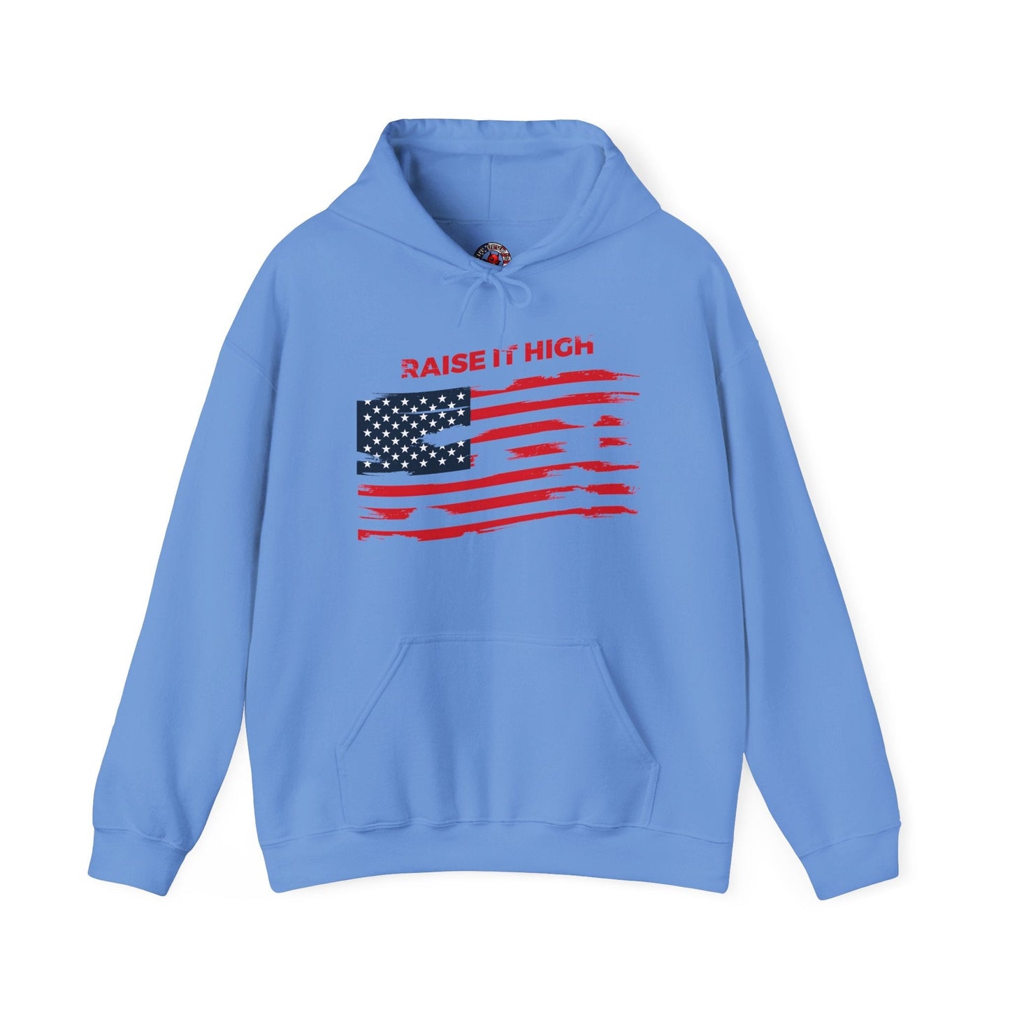 Raise It High American Flag Hooded Sweatshirt The Devil's Pickle