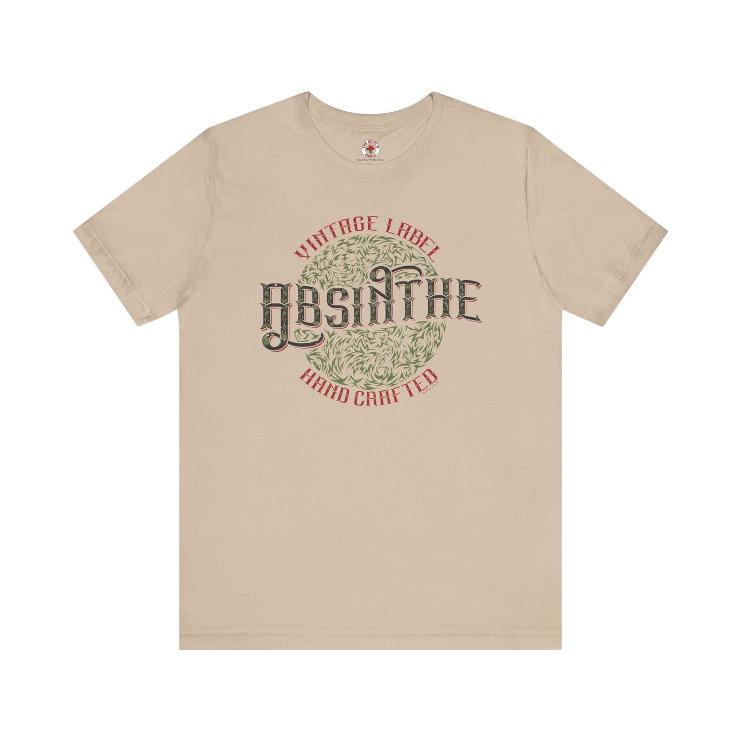 Vintage Label Absinthe T-Shirt The Devil's Pickle