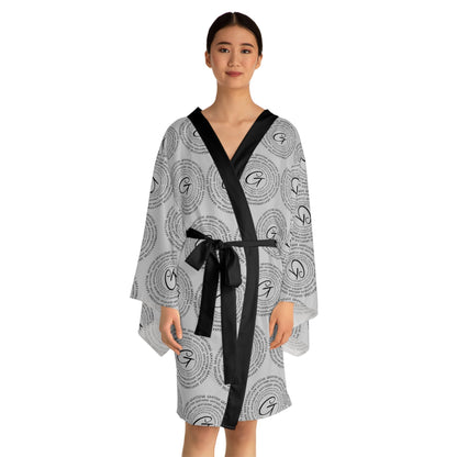 Long Sleeve Kimono Robe (AOP) circle Signature grayceful Grayceful LLC