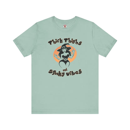 Thick Thighs and Spooky Vibes T-Shirt The Devil's Pickle